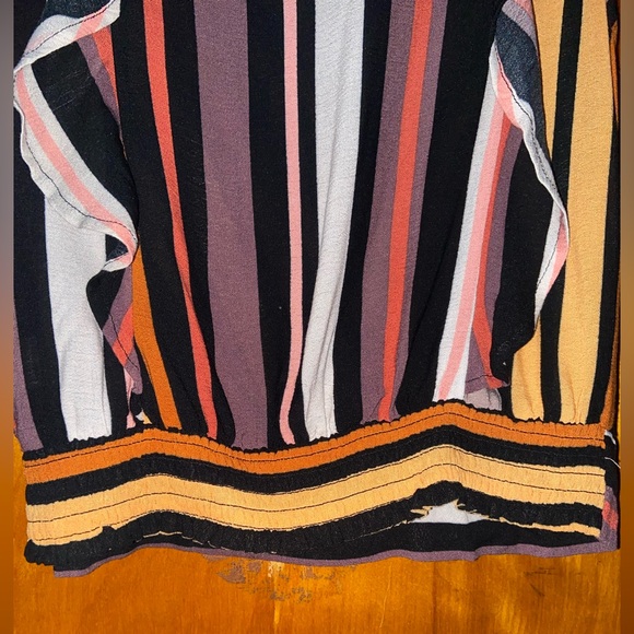 Charlotte Russe- Multi-color Striped Top - Picture 6 of 12